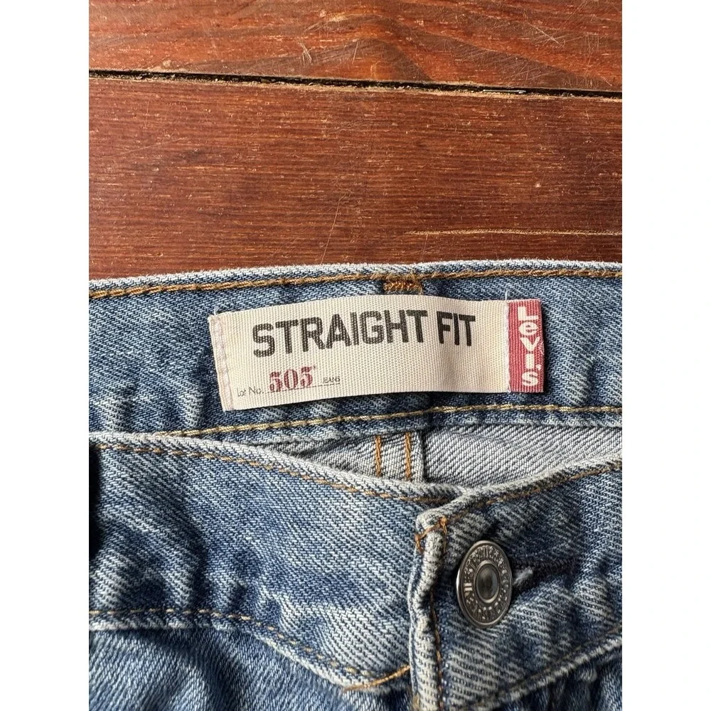 Levi's 505 36x30 Vintage Y2K Blue Denim Jeans Men's